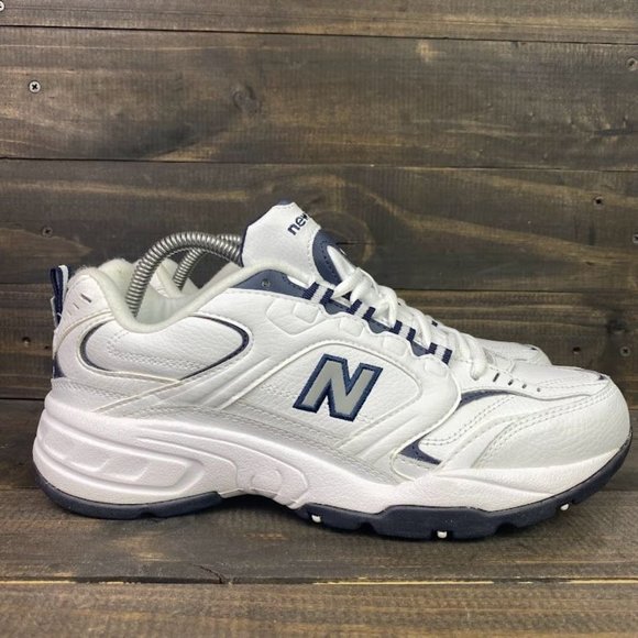 New Balance Other - NEW BALANCE 407 Men's Size 8 2E White Navy MX407WN Low Casual Sneakers Shoes